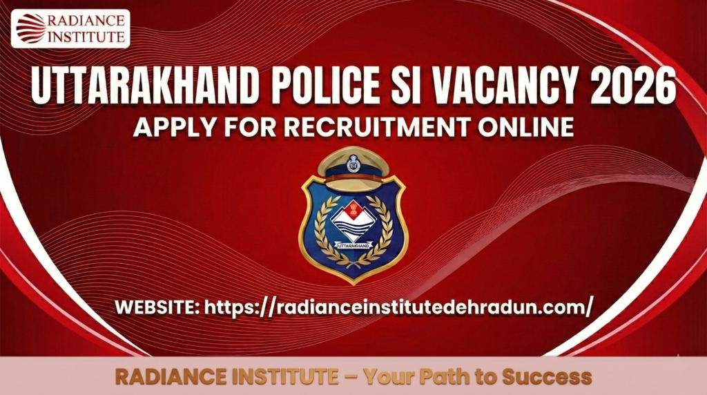 Uttarakhand Police SI Vacancy 2026