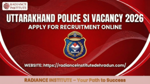 Uttarakhand Police SI Vacancy 2026